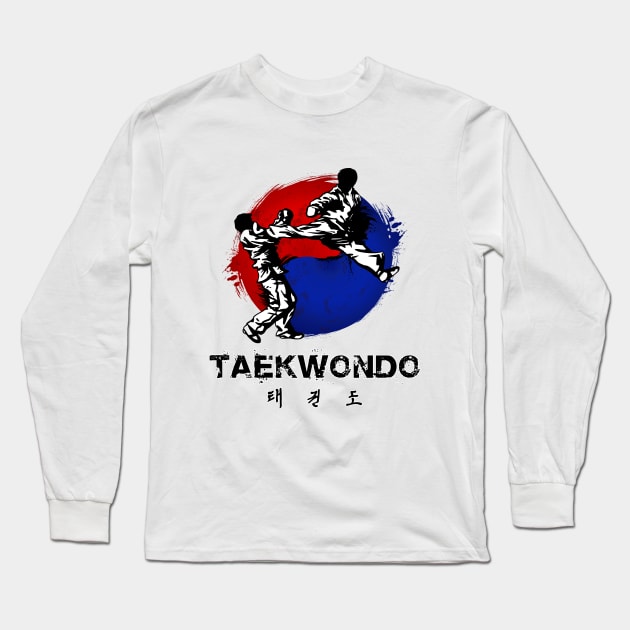 Taekwondo Long Sleeve T-Shirt by juyodesign